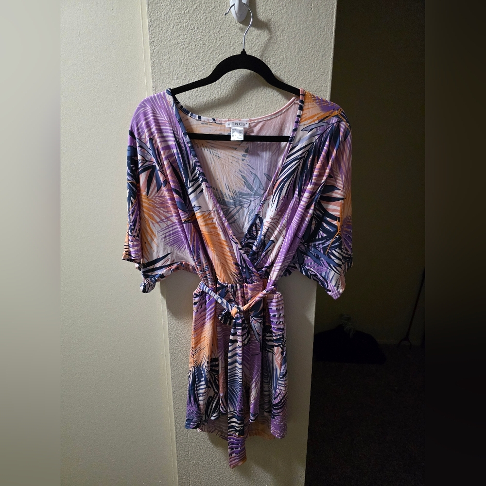 VENUS Tropical Print Romper